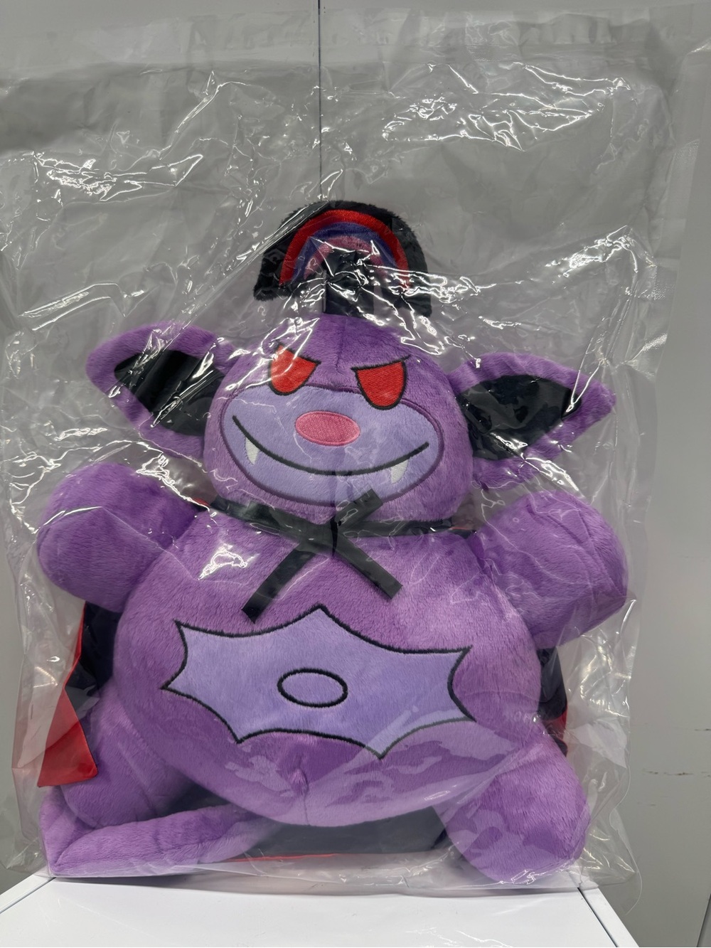 Purple Plush Rainbow Monkey Dracula 14 in